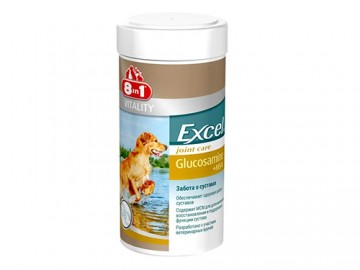 8in1 (8в1) - Excel Glucosamine, Эксель Глюкозамин +MSM для собак, 55 таблеток