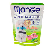 Monge (Монже) - Dog Grill, влажный корм для собак со свининой, пауч 100 г