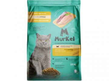 Murkel (Муркель) - Сухой корм для взрослых кошек с курицей, 18 кг