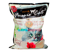 Fussie Cat (Фасси Кэт) - Комкующийся наполнитель Премиум класса с ароматом розы, упаковка 5 л (4 кг)