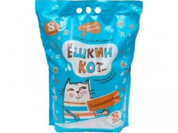 Ёшкин Кот - Силикагелевый наполнитель для кошачьих туалетов, 8 л