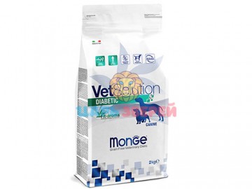 Monge (Монже) - Vetsolution Diabetic Canine GRAIN FREE, Беззерновой корм для собак при сахарном диабете, 2 кг