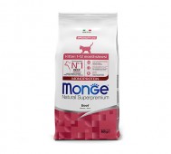 Monge (Монже) - Kitten Monoprotein Beef, Cухой корм для котят и беременных кошек с говядиной, 400 г