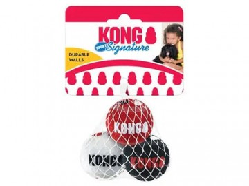 KONG (Конг) - Signature Sport M, Мяч для собак, 6 см, 3 шт