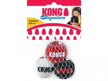 KONG (Конг) - Signature Sport S, Мяч для собак, 5 см, 3 шт