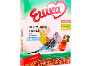 Ешка - Кормовая смесь для волнистых попугаев с фруктами, 500 г