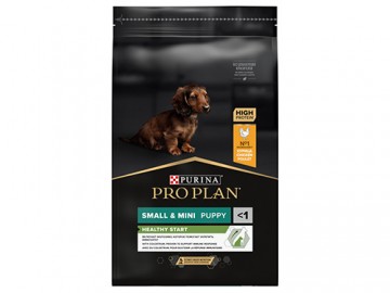 Pro Plan (Про План) - Small&Mini Puppy Healthy Start, Сухой корм для щенков мелких и карликовых пород, с курицей и рисом, 7 кг