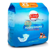 Cliny (Клини) - Подгузники для собак и кошек 2-4 кг XS, упаковка 11 шт