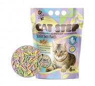 Cat Step (Кэт Степ) - Tofu Tutti Frutti, Комкующийся растительный наполнитель с ароматом тутти фрутти, 6 л (2,7 кг)