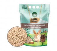 Triol (Триол) - Наполнитель для грызунов древесный 6 мм, 3 л