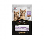 Pro Plan (Про План) - Kitten Healthy Start, влажный корм для котят с индейкой в соусе, пауч 85 г