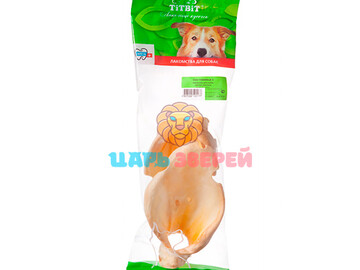 TiTBit (ТитБит) - Лакомство для собак Ухо Говяжье 2 мягкая упаковка