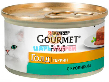 Gourmet Gold (Гурмэ Голд) - кусочки кролика в паштете по-французски, баночка 85 г