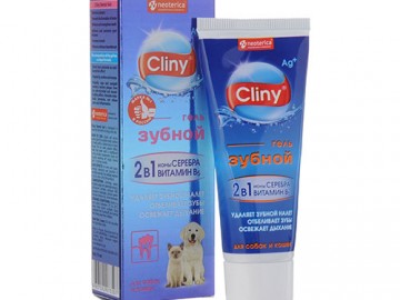 Cliny (Клини) - Зубной гель для собак и кошек, 75 мл