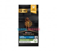 Pro Plan (Про План) - Large Athletic Puppy, Сухой корм для щенков крупных пород с атлетическим телосложением, с курицей и рисом, 12 кг
