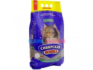 Сибирская Кошка - СУПЕР, комкующийся наполнитель, 10 кг