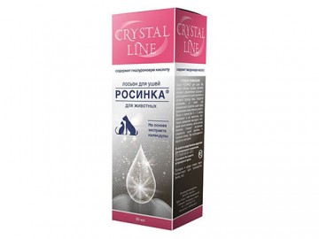 Apicenna (Апиценна) - Росинка Crystal Line, лосьон для гигиенической обработки ушной раковины собак и кошек, 30 мл