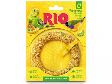 RIO (РИО) - Веселое колечко, Лакомство-игрушка для волнистых попугайчиков и экзотов, 80 г