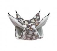 Пушистый Рай - Гамак подвесной в клетку для грызунов с рисунком, 20х20 см