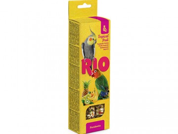 RIO (РИО) - Лакомство для средних попугаев палочки тропические фрукты