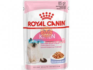 Royal Canin (Роял Канин) - Kitten  IN JELLY , Роял Канин кусочки в нежном желе для котят от 4 месяцев, 85 г