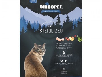 Chicopee (Чикопи) - HNL Cat Sterilized, Сухой корм для стерилизованных кошек, 8 кг