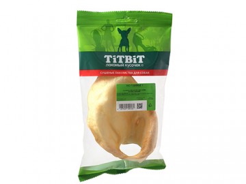 TiTBit (ТитБит) - Лакомство для собак Ухо Говяжье 1 мягкая упаковка, 31 г