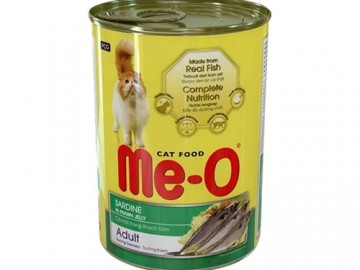 ME-O (МЕ-О) - Корм для взрослых кошек, со вкусом сардин, банка 400 г