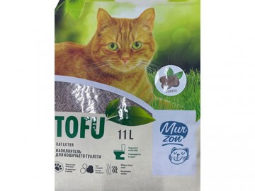 Murzon (Мурзон) - Тофу комкующийся наполнитель с ароматом кофе, 11 л (4,6 кг)
