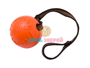 Doglike (Доглайк) - Мяч с лентой большой (оранжевый)