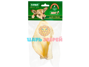 TiTBit (ТитБит) - Лакомство для собак ухо телячье большое мягкая упаковка