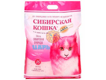 Сибирская кошка - Силикагелевый наполнитель для привередливых кошек, 16 л