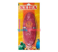 Кеша - Минеральный камень для птиц панцирь каракатицы со вкусом клубники, 15 см
