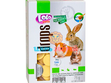 LoLo Pets (Ло-Ло Петс) - Дропсы для грызунов медово-молочные