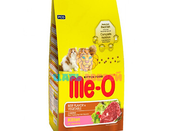 ME-O (МЕ-О) - Корм для котят со вкусом говядины, 7 кг