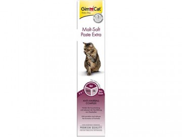 GimCat (ДжимКэт) - Malt-Soft Extra, Паста для вывода шерсти для кошек, 20 г