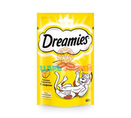 Dreamies (Дримс) - Хрустящие подушечки для кошек с сыром, 60 г