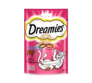 Dreamies (Дримс)  - Хрустящие подушечки для кошек с говядиной, 30 г