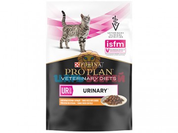 Pro Plan (Про План) - Vet Feline  Urinary,  ​Диетический корм для взрослых кошек при заболеваниях мочевыводящих путей со вкусом курицы, пауч 85 г