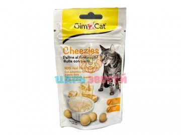 GimCat (ДжимКэт) - Cheezies, Витаминные шарики для очистки желудка с сыром, 10 г