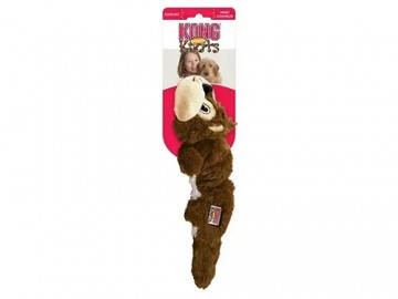 KONG (Конг) - Scrunch Knots Squirrel S/M, Игрушка для собак Белка, 23 см
