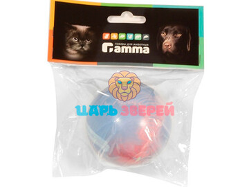 Гамма - Игрушка для собак Мяч средний литой №132, каучук