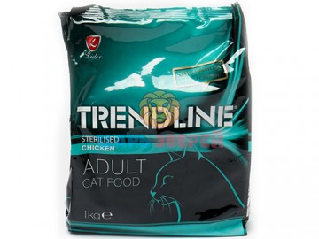 TRENDLINE (ТРЕНДЛАЙН) - Sterilised Cat Food Chicken, Сухой корм для стерилизованных кошек, с курицей, упаковка 1 кг