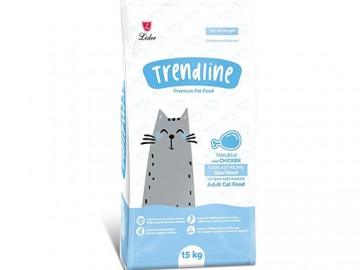 TRENDLINE (ТРЕНДЛАЙН) - Sterilised Cat Food Chicken, Сухой корм для стерилизованных кошек, с курицей, 15 кг