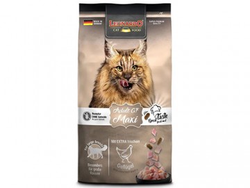 Leonardo (Леонардо) - Adult Grain Free Maxi, Беззерновой корм для кошек крупных пород, с курицей, 1,8 кг