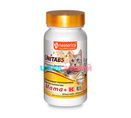 Unitabs (Юнитабс) - Витамины для котят и беременных кошек Mama Kitty с B9, 120 табл