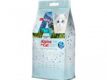 Alpine Cat (Альпин Кэт) - Силикагелевый наполнитель с ароматом океана, 16 л (6,8 кг)