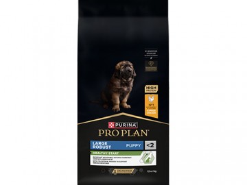 Pro Plan (Про План) - Large Robust Puppy Healthy Start, Сухой корм для щенков крупных пород с мощным телосложением, с курицей и рисом, 12 кг