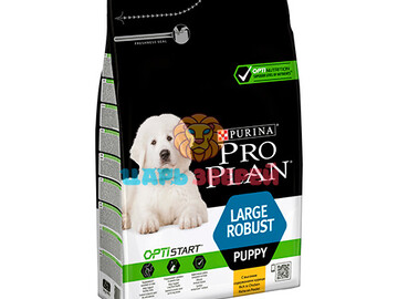 Pro Plan (Про План) - Large Robust Puppy, Корм для щенков крупных пород с мощным телосложением с курицей, 12 кг