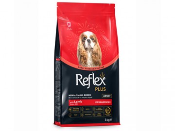 Reflex Plus (Рефлекс Плюс) - Mini Small Breed Adult Dog Food Lamb & Rice, Сухой корм для собак мелких пород, с ягненком и рисом, 8 кг